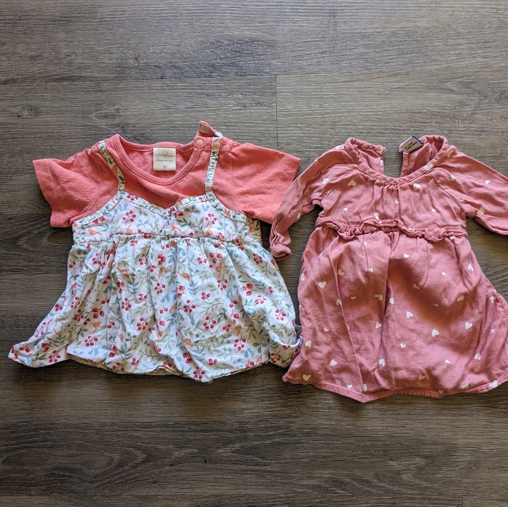 Old Navy/Futa Futa Pink Dress Bundle 0-3 months